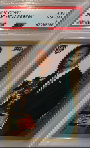 Charles Woodson Rookie RC - 1998 Topps #356 - PSA 8