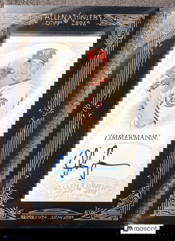 Jordan Zimmermann 2012 Allen & Ginter AUTOGRAPH #AGA-JZ Washington Nationals ⚾