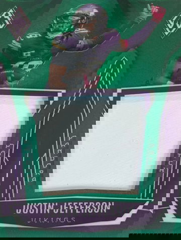 2025 Panini Phoenix - Pandora Patch Justin Jefferson #PAP-JJN Green /99