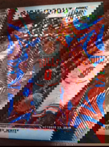 Coby White Mosaic red blue blast foil RC