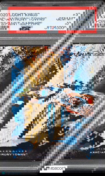 Karl-Anthony Towns 2020 Court Kings Points In The Paint Sapphire #3 /25 - PSA 10