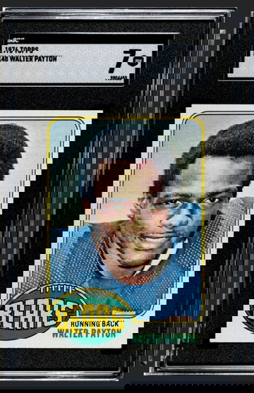 1976 TOPPS WALTER PAYTON RC #148 SGC 7 