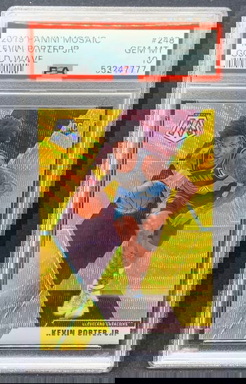 2019-20 Mosaic Kevin Porter Jr Gold Wave. PSA 10. Pop 4 