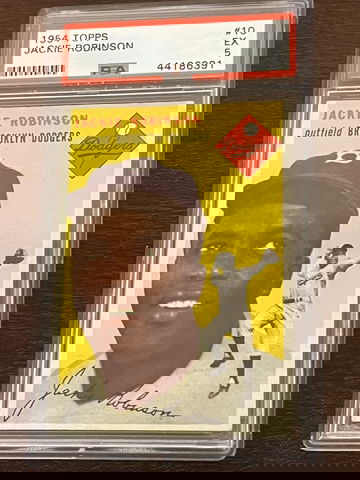 1954 Topps Jackie Robinson PSA 5