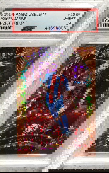 2016 Select Copper Prizm Refractor #34/49 Lionel Messi psa 9 SSP