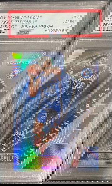 2019 Panini Prizm Matisse Thybulle Instant Impact - SIlver Prizm PSA 9