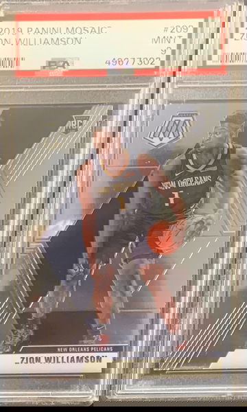 2019 Mosaic Zion Williamson PSA 9