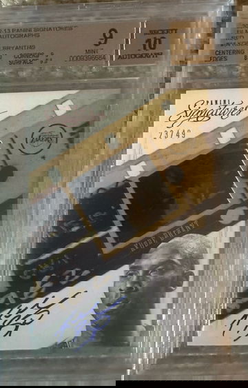 2012 Kobe Bryant Panini Signatures Film Autographs Red /49 BGS 9