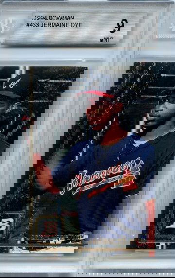 1994 Bowman #433 Jermaine Dye RC BGS 9