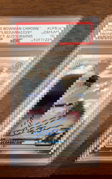 Jerar Encarnacion PSA 10 2020 Bowman Chrome Auto