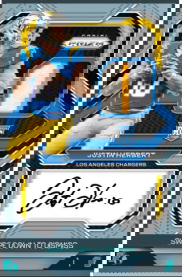 2020 Prizm Panini Blitz Justin Herbert RPA 