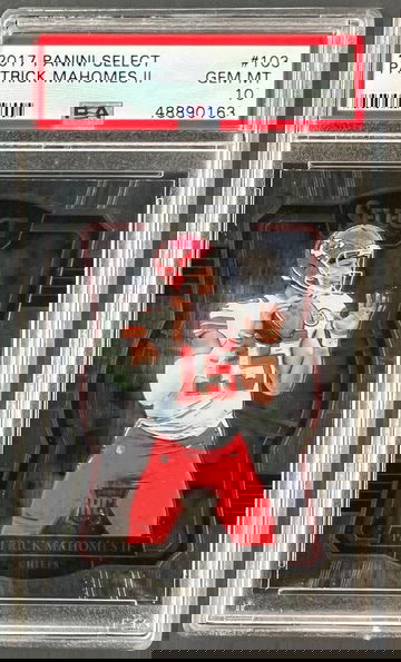 2017 PATRICK MAHOMES #103 Panini Select Rookie Premier Level RC PSA 10 GEM MINT