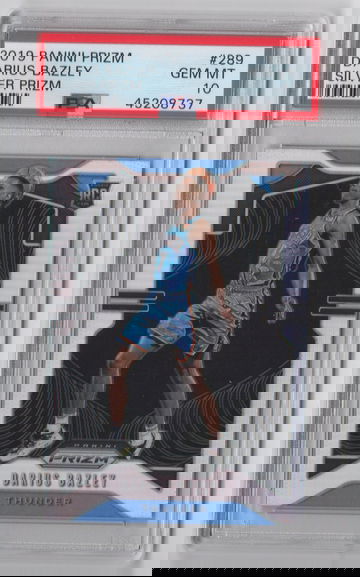 2019 Prizm Silver Darius Bazley PSA 10