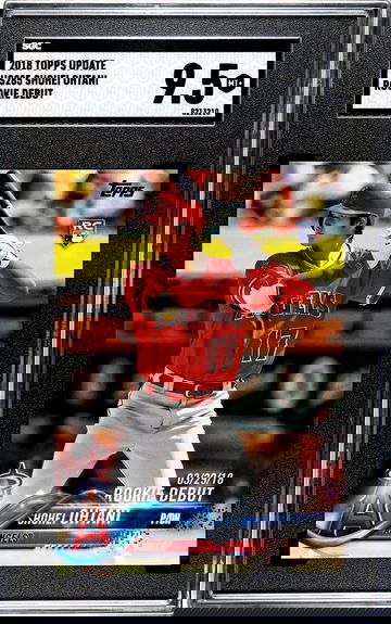 2018 Topps Update 285 Shohei Ohtani Rookie Debut SGC 9.5 Rookie RC