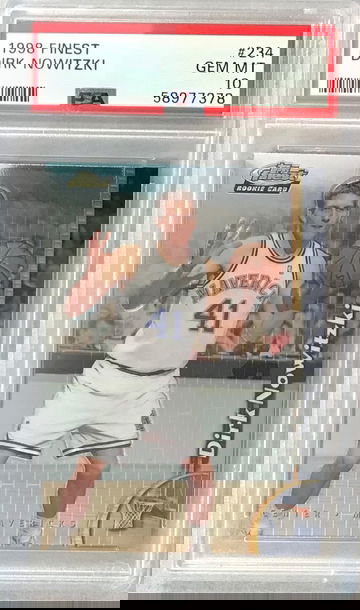 Dirk Nowitzki 1998 Finest Rookie #234 - PSA 10 Gem Mint