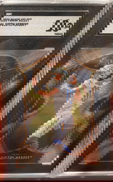 2020 Panini Select Justin Herbert RC SGC 10