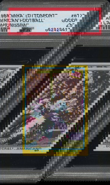 Don Meredith American Football 1968 Mira PSA 2.5 GOOD +