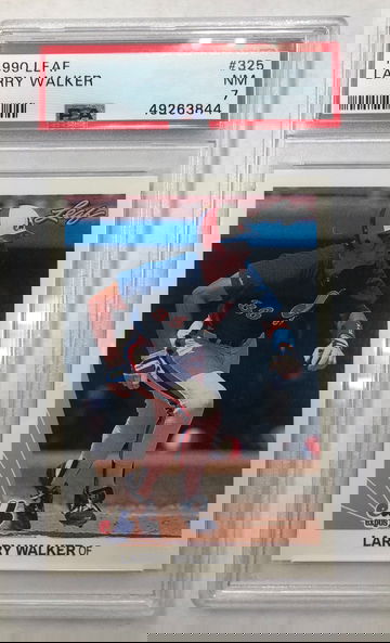 1990 Leaf Larry Walker PSA 7