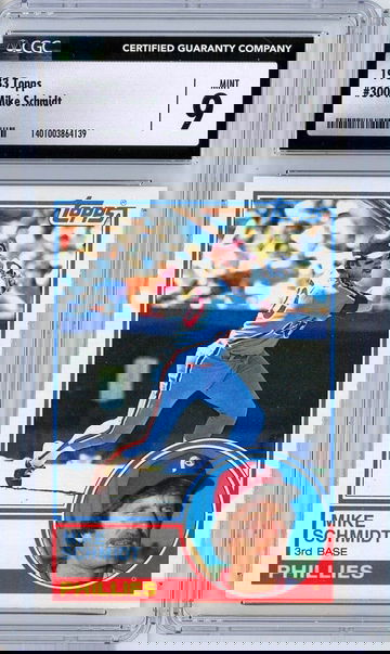 1983 Topps Mike Schmidt #300 CGC 9 P1347