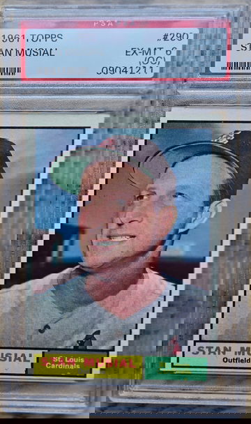1961 Topps Stan Musial PSA 6 (OC)