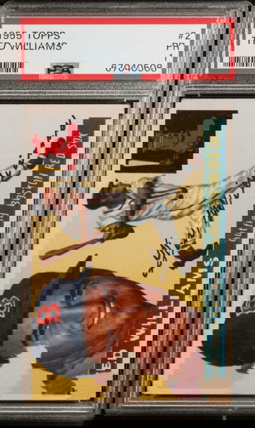 1955 Topps Baseball #2 Ted Williams PSA 1