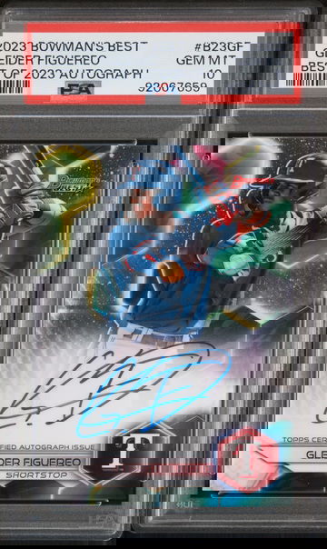 2023 Bowman's Best #B23GF Gleider Figuereo Best of 2023 Autograph PSA 10