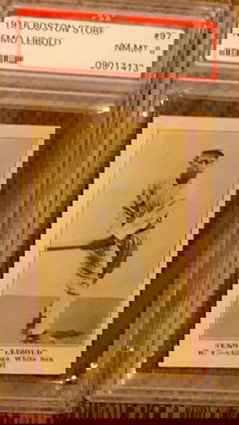 1916 Boston Store #97 Nemo Leibold PSA 8 Nr Mt/ Mt