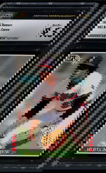 1985 Donruss Rod Carew #85 CSG 9.5 Mint+ California Angels