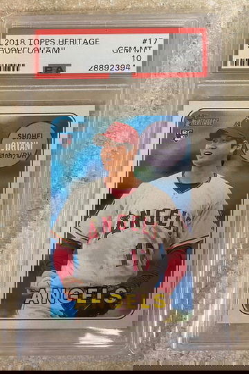 2018 Topps Heritage Shohei Ohtani #17 PSA 10 GEM MT