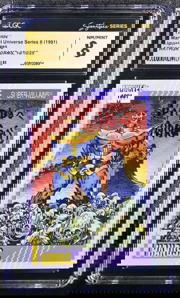 1991 Impel Marvel Universe Series II | THANOS #85 | CGC SS 8 | Artist: Arthur Adams