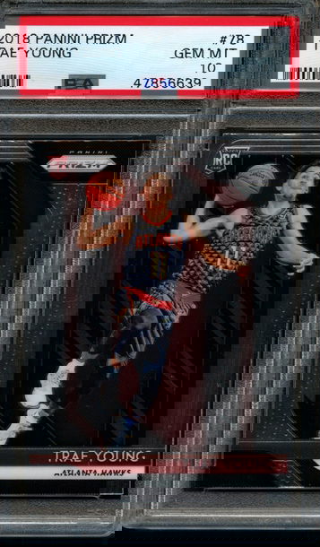 2018 Panini Prizm Trae Young #78 PSA Gem Mint 10