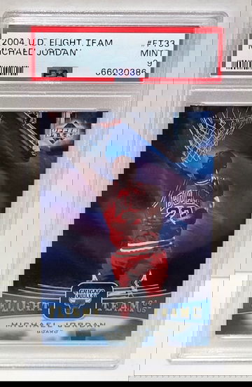 2004-05 Upper Deck UD Flight Team Michael Jordan #FT33 - PSA 9 MINT