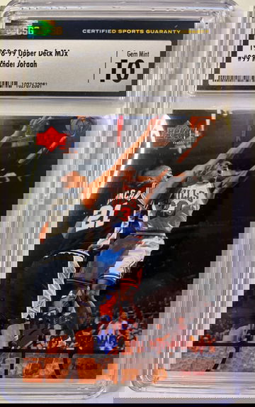 Michael Jordan 1998 UD MJx #99 CSG 10