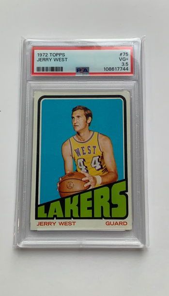 1972 Topps Jerry West #75 PSA 3.5