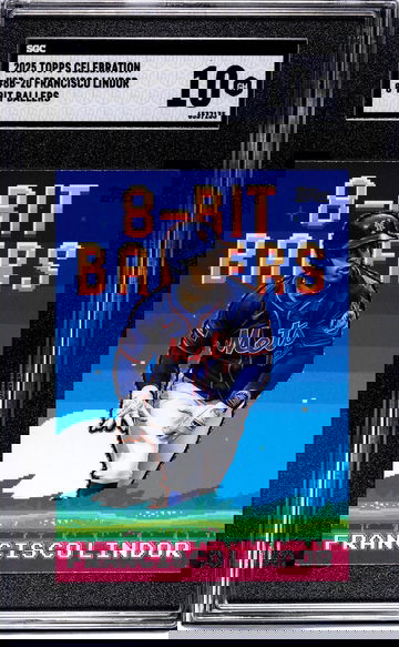 2025 Topps Celebration #8B-20 Francisco Lindor 8-Bit Ballers SGC 10