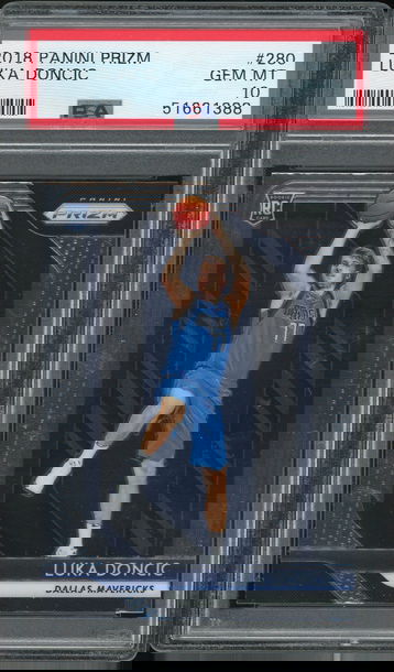 2018 Panini Prizm #280 Luka Doncic RC Rookie PSA 10