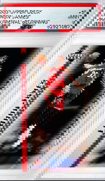 ⭐️ 2003 LEBRON JAMES UPPER DECK #5 PSA 9 RC🔥📈 