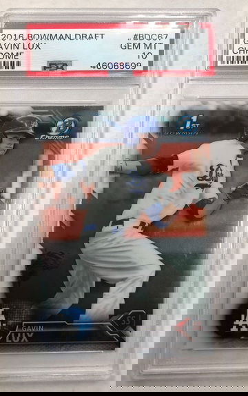 2016 Bowman Draft Gavin Lux Chrome PSA 10