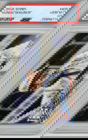 2018 TOPPS #400 HONUS WAGNER BASEBALL CARD PITTSBURGH PIRATES PSA 10 LOW POP