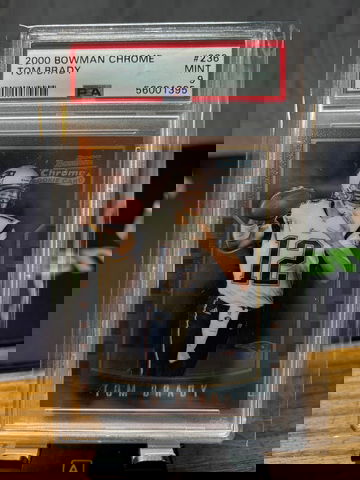 2000 Bowman Chrome #236 Tom Brady Rookie