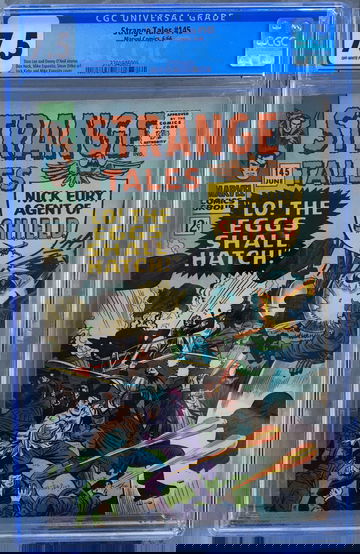 Strange Tales #145 (1966) CGC 7.5 -- Stan Lee, Steve Ditko, and Jack Kirby