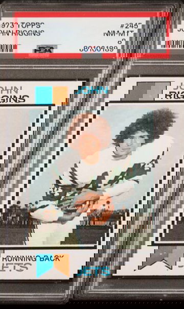 1973 Topps John Riggins #245 PSA 8 [FT-2A.13]