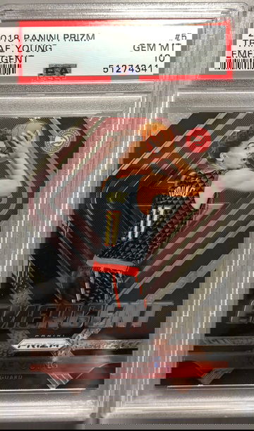 Trae Young 2018-19 Prizm Emergent PSA 10