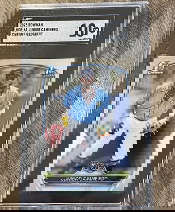 2023 Bowman Chrome 1st JUNIOR CAMINERO SGC 10