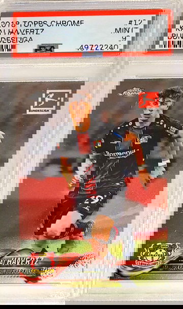 Kai Haveetz 2018 Topps Chrome Bundesliga PSA 9