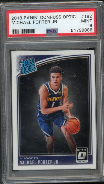 2018 Optic Michael Porter Jr PSA 9