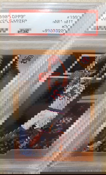 1998 Topps Vince Carter PSA 8.5