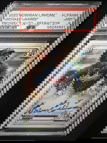 2020 Bowman Chrome Prospect Auto Ref Michael Harris