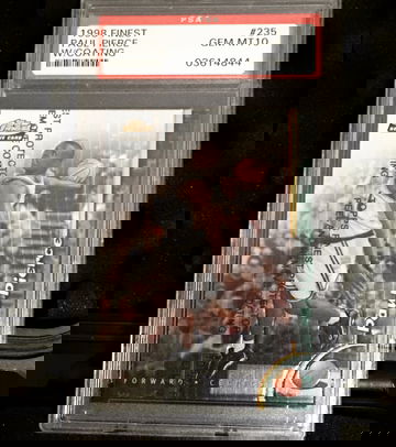 1998 Topps Finest Paul Pierce RC w/coating 