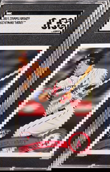 2011 Topps Update Mike Trout #US175 SGC 8.5